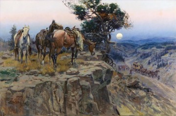 Animal Painting - américa occidental indiana 60 caballos